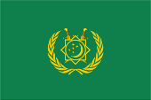 Flagge Fahne flag Heer Army Turkmenistan Turkmenien Turkménistan