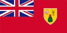 Flagge Fahne Flag Handelsflagge merchant civil ensign Turks- und Caicos-Inseln Turks and Caicos Islands Îles Turks et Caïques Britisch British Kolonie Colony Colonial ensign
