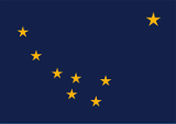 Flagge Fahne Flag ensign USA Staat Bundesstaat Federal State Alaska