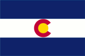 Flagge Fahne Flag ensign USA Staat Bundesstaat Federal State Colorado