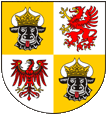 großes Wappen greater coat of arms Mecklenburg-Vorpommern Mecklenburg-Western Pomerania