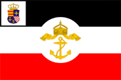 Flagge Fahne flag Seedienstflagge official state flag offshore Großherzogtum grand duchy Oldenburg Schleswig Holstein Gottorf
