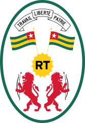 Wappen coat of arms Togo Republique Togolaise