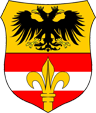Wappen blazon coat of arms Reichsunmittelbare Stadt Triest Herrschaft Triest Imperial Free City of Trieste Dominion of Trieste Trst