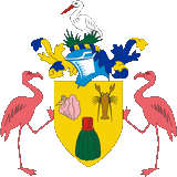 Wappen coat of arms Badge Abzeichen Emblem Turks- und Caicos-Inseln Turks and Caicos Islands Îles Turks et Caïques Britisch British Kolonie Colony Colonial ensign