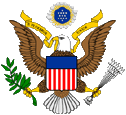 Wappen coat of arms USA Vereinigte Staaten von Amerika United States of America