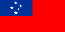 Nationalflagge Samoas